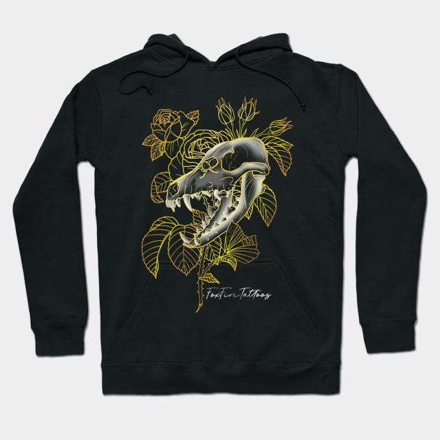 Golden Ghost Hoodie by FoxFireTattoos